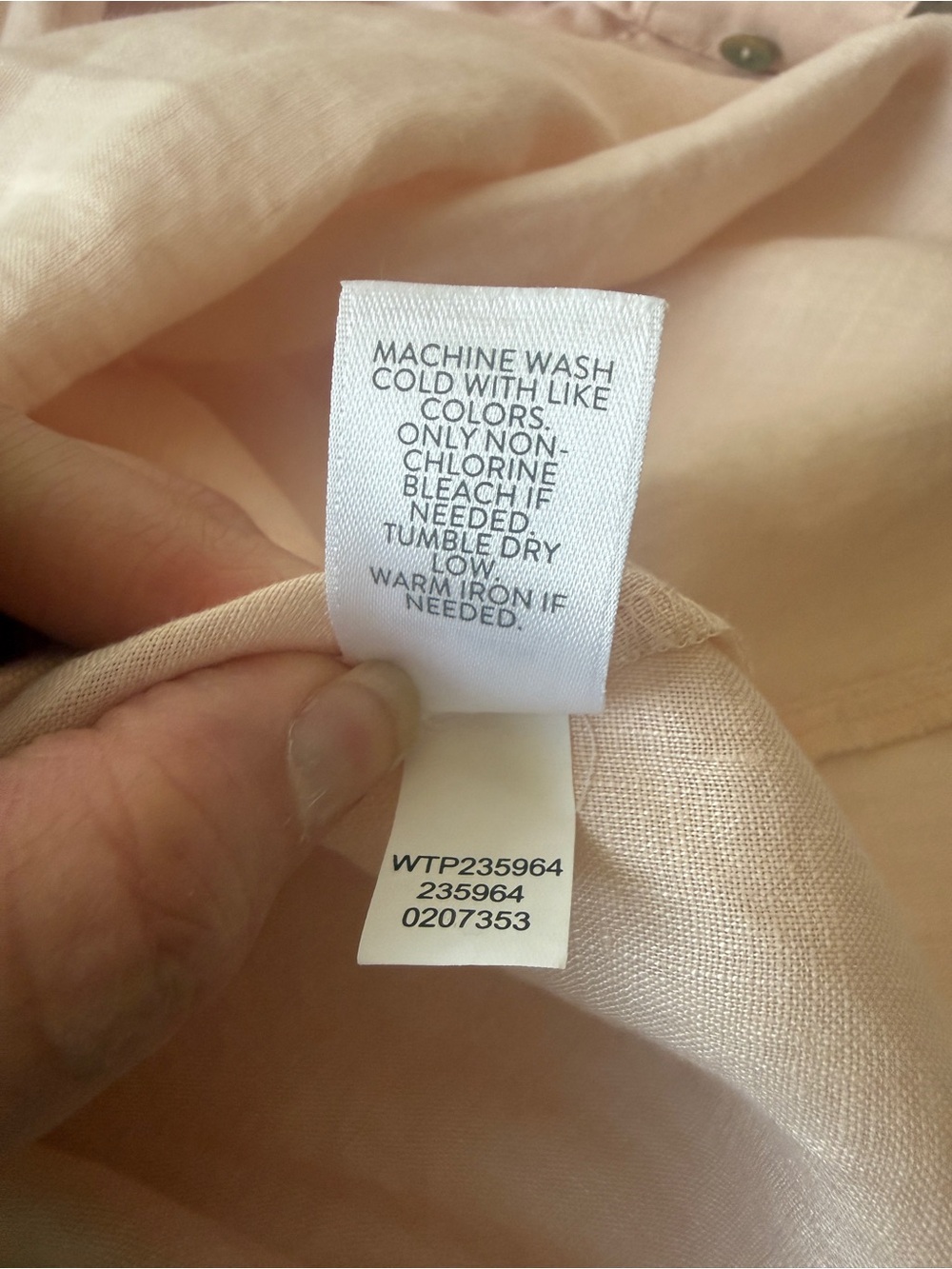 J. Jill Love Linen Beautiful 3X Linen Shirt - Picture 10 of 10